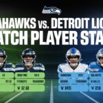 Seahawks vs. Detroit Lions Match Player Stats